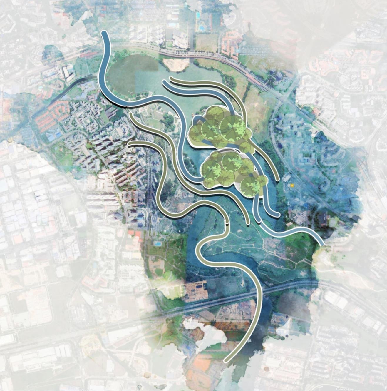 Jurong Lake District concept map