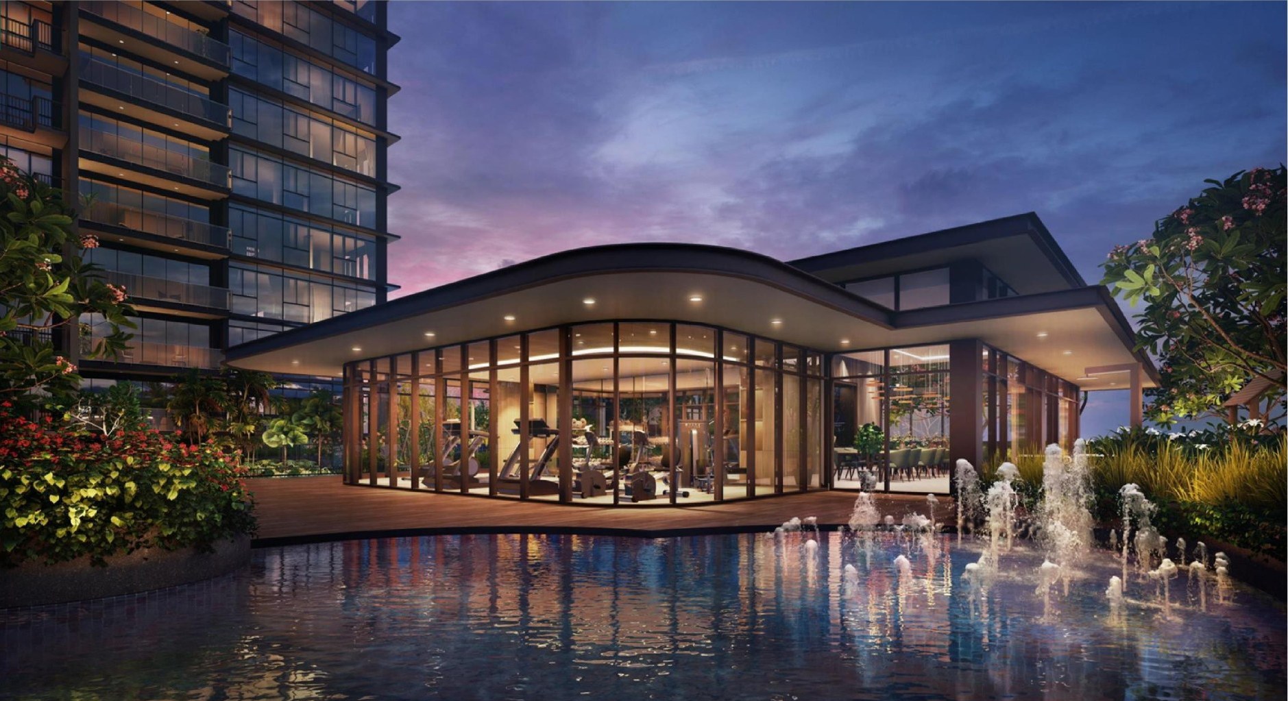 Gym and party house (artist’s impression)
