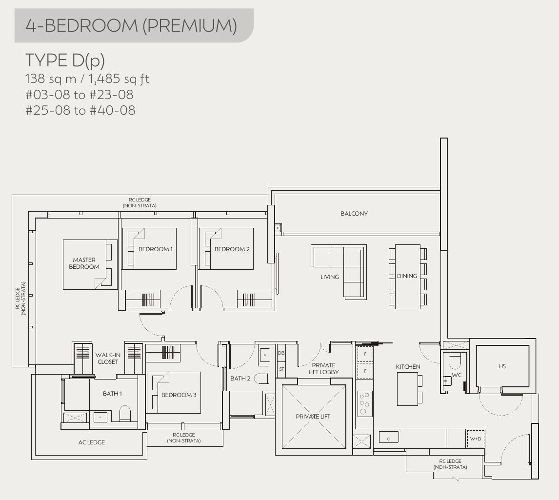 4-Bedroom Premium, Type D(p)